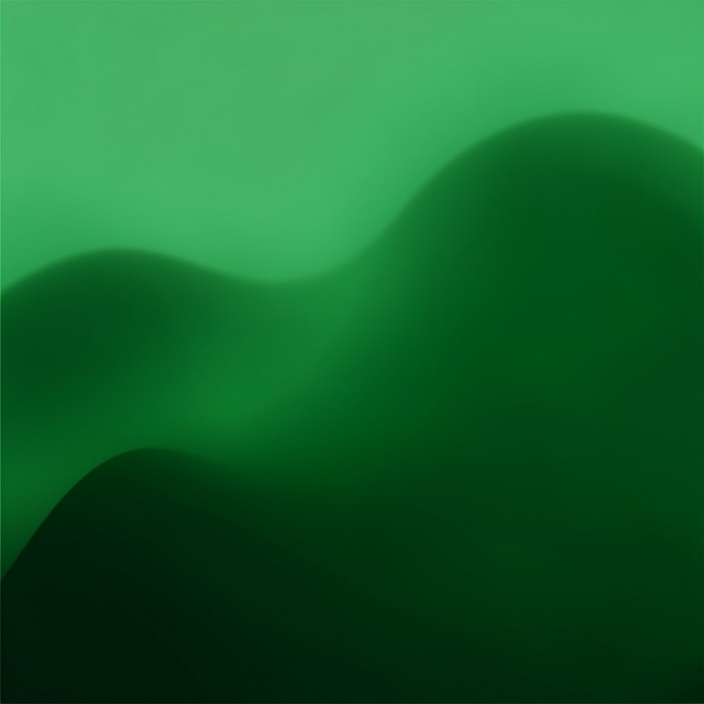 Green and white graphic card illustrating funding awarded toward cancer research initiatives